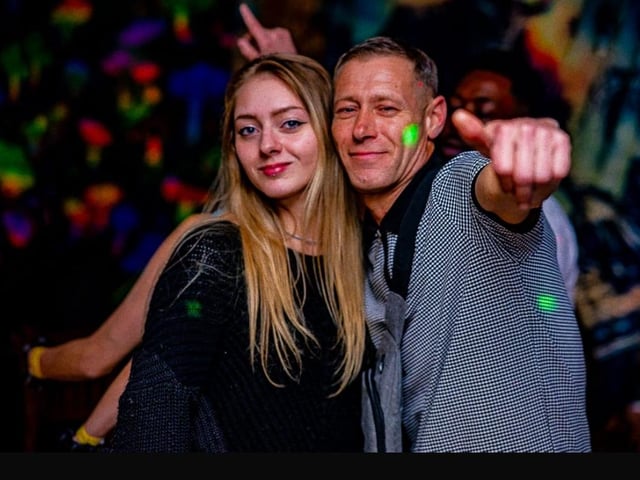 Enjoying themselves with The Rave Family