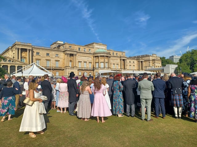 Guests at the Royal Garden Party