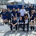 Jack Hunt Students on board a 72ft Challenger exploring the south coast  