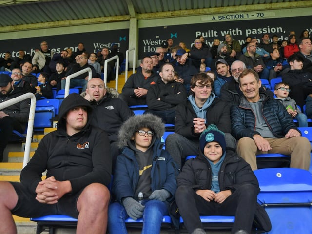 Posh v Wycombe fans pics