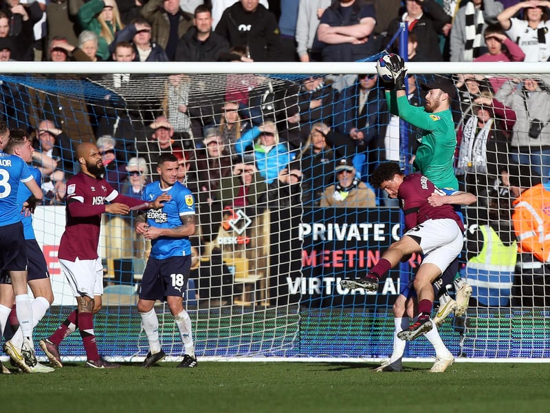 Has recovered well from Cheltenham and looks a dominant force in goal again, has kept two consecutive clean sheets too.