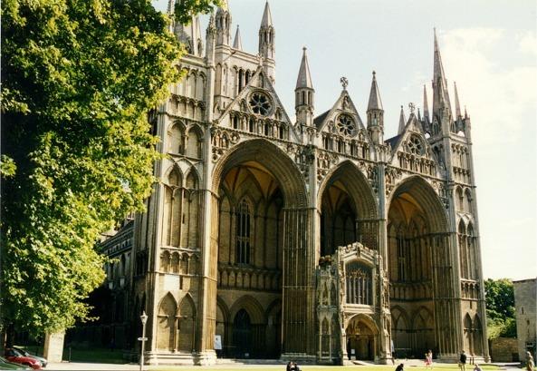Peterborough Cathedral pictured in 1998