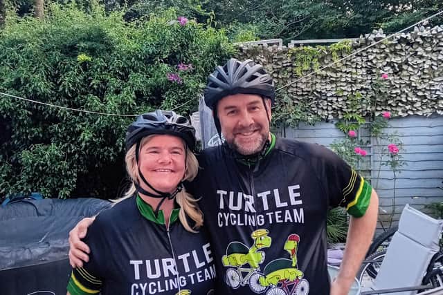 Steve Nicholson and his wife, Claire
