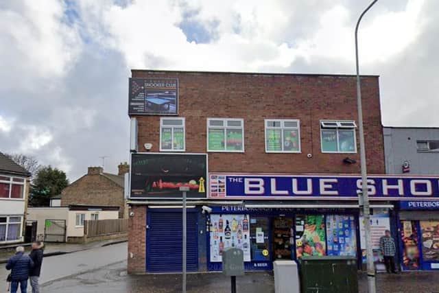 Peterborough Snooker Club on Lincoln Road.
