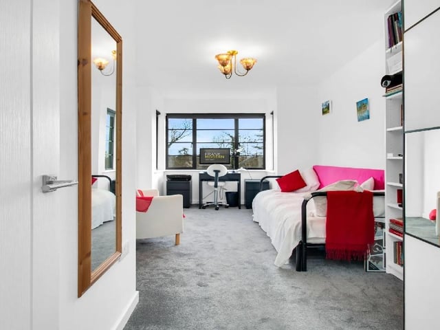 One of the bedrooms