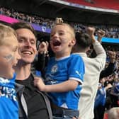 Nikita Pitts sent in this picture of jubilation for young Posh fans
