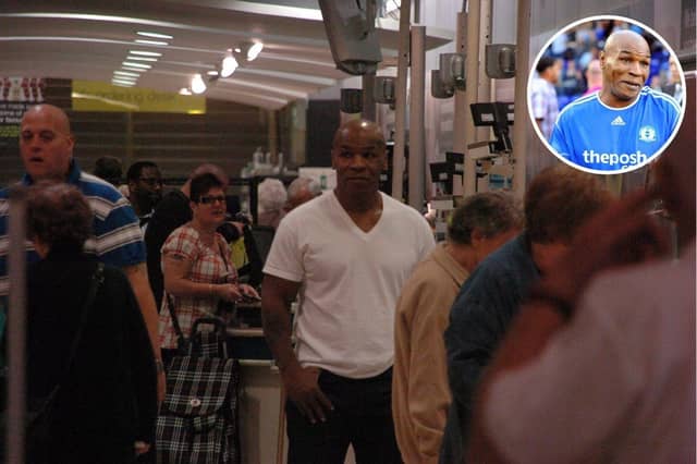 Tyson visited the city in 2010