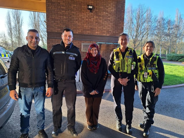 Blenheim Sales and Lettings deliver meals to police in Peterborough