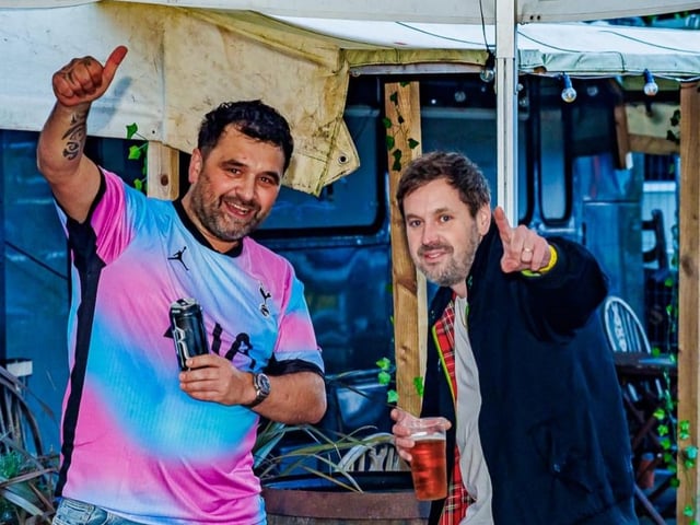 Enjoying themselves with The Rave Family
