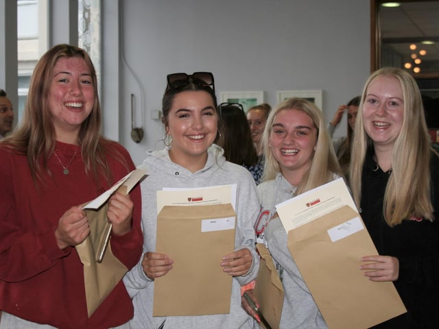 Hope Tomey, Millie Armstong, Cloe Fogg and Lily Goodman from Bourne Grammar School