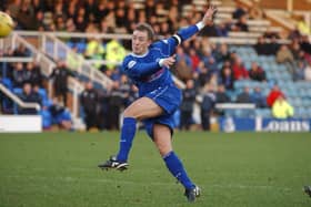 Matthew Gill in action for Posh.