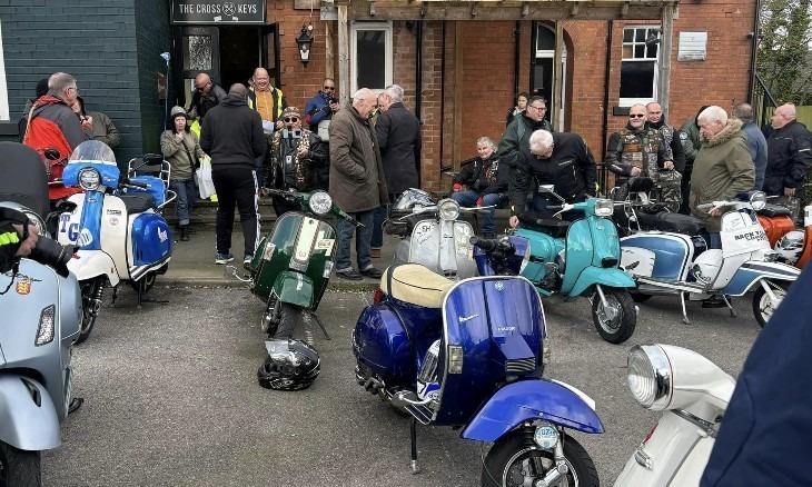 Classic scooters took to the road on Saturday March 23 to spread Easter joy and raise money for charity.