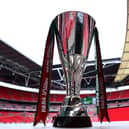 The trophy Peterborough United are playing for.  (Photo by Catherine Ivill/Getty Images)