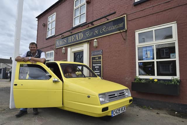 The former themed pub while it was open.