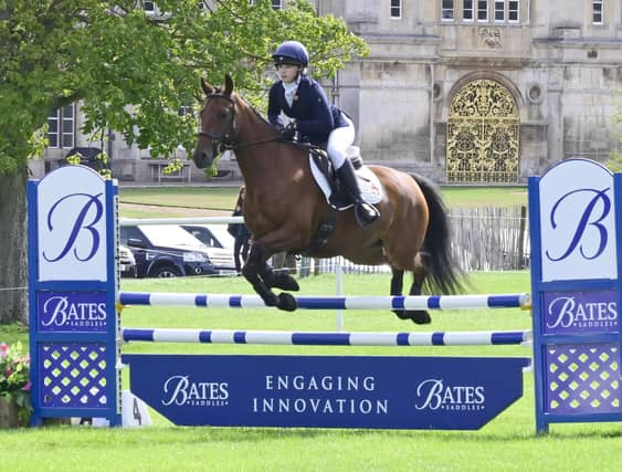 The Le Mieux pony club team jumping - Martha Fisher in action