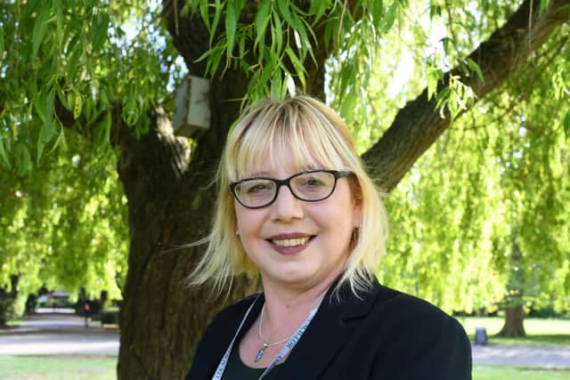 Green Party Councillor Nicola Day who wants to see action to tackle the dumping of raw sewage into the River Nene.