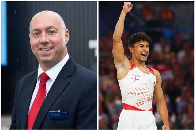 Deepings School headteacher, Richard Lord, has praised his former student Jake Jarman for his Commonwealth Games 2022 success (image: Getty)