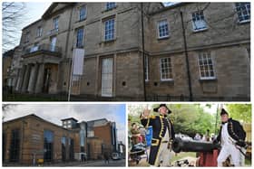 Peterborough Civic Society is urging Peterborough City Council to improve funding for arts, culture and heritage amid concerns about the future of Peterborough Museum, top, and its library services, below left. It says the disappearance of the Peterborough Heritage Festival, picture shows scene from 2017's event, is evidence of fall in spending on culture.