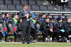 Posh boss Darren Ferguson knew his time was up during a game at MK Dons in February, 2015. Photo: Joe Dent/theposh.com.