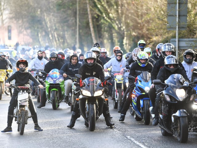 McKenzie Hallam's funeral at Peterborough Crematorium
