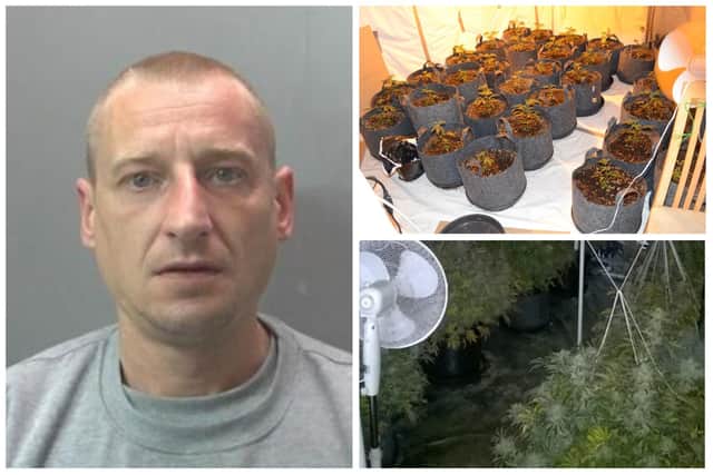 Pawel Skorupa, and some of the drugs found in homes in Peterborough