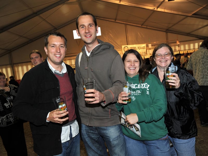 August 2010 at the Peterborough Beer Festival on the Embankment