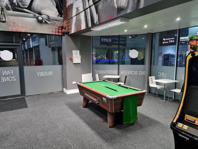 Some of the attractions at the Ortongate Sportsbar and Fanzone in the Ortongate Centre in Peterborough