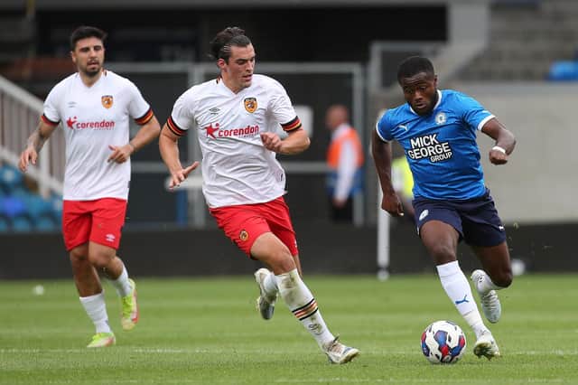 David Ajiboye is among the players that the Peterborough Telegraph would bring in to face Salford City. Photo: Joe Dent.