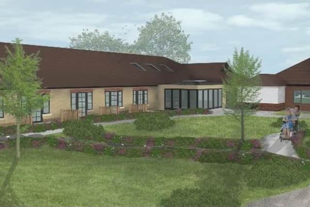 A CGI image of the proposed extension.