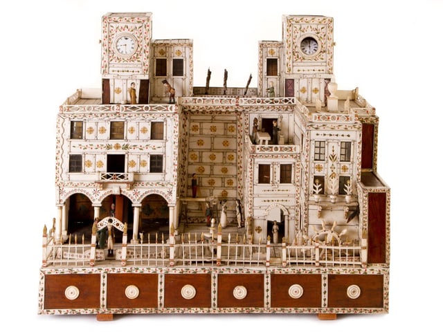 Mechanical Model of a French Palace made by prisoners of war at the Norman Cross Depot.