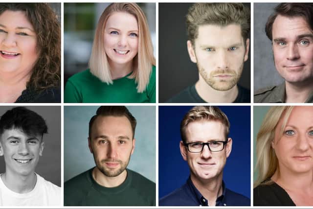 The stars of this year's panto.