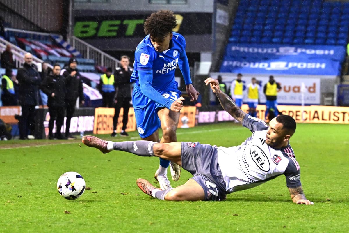 Peterborough Ruf Peterborough United boss rues 'missed opportunity' against Exeter City ...