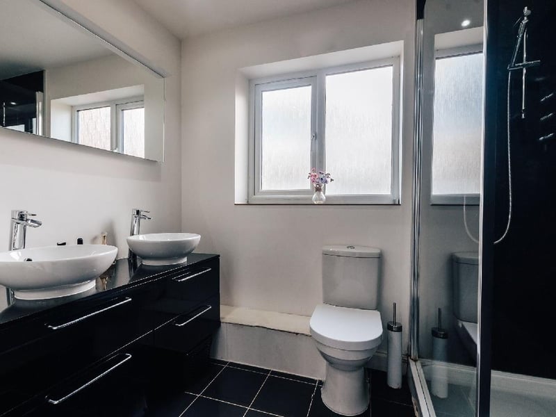 The en suite to bedroom one