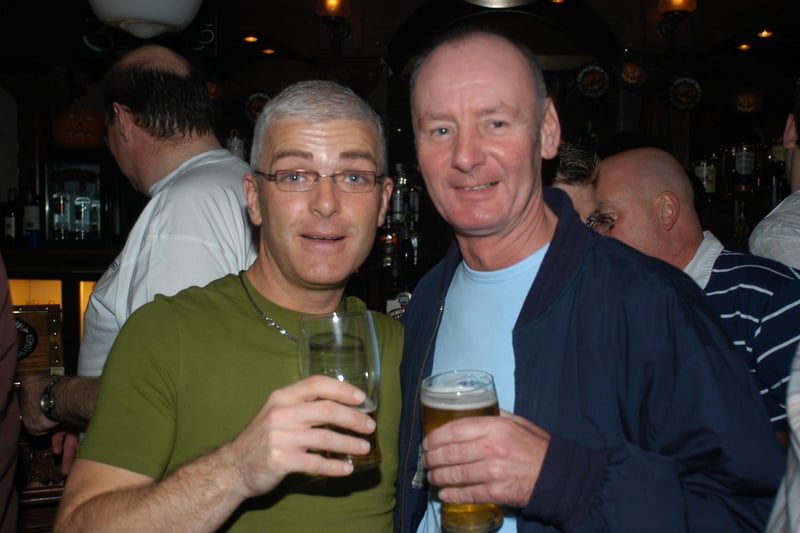 All smiles at Peterborough city centre pub HG’s 19 years ago