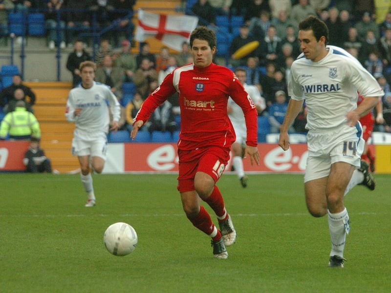 First Posh goal at 19 years 08 months 19 days v Macclesfield, October 15, 2005. A small and stocky striker who moved to Posh from Norwich in July, 2005. He scored his first Posh goal in his ninth appearance in a 4-0 League Two win at Macclesfield and scored four goals in his next four outings. After 29 Posh goals a new Posh boss in Darren Ferguson didn't fancy him and  he was soon his way, initially on loan to Notts County and then permanently to Cambridge United. Also played for Luton, Newport, Lowestoft and AFC Sudbury. A highly qualified coach, Crow now manages step five Norfolk-based club Harleston Town.