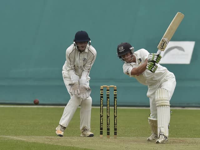 Scott Howard finished 55 not out for Peterborough Town against Ufford Park
