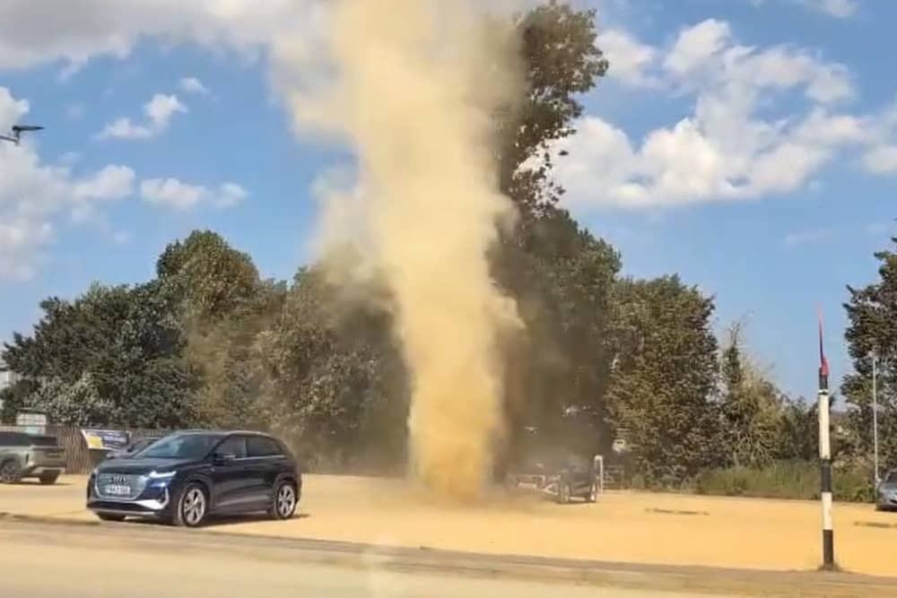 The dust devil in Spalding.