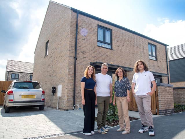 Ozgur and Zeynep Yurekten used a mortgage incentive from Bellway to purchase their new home at Springstead Village, Cherry Hinton.