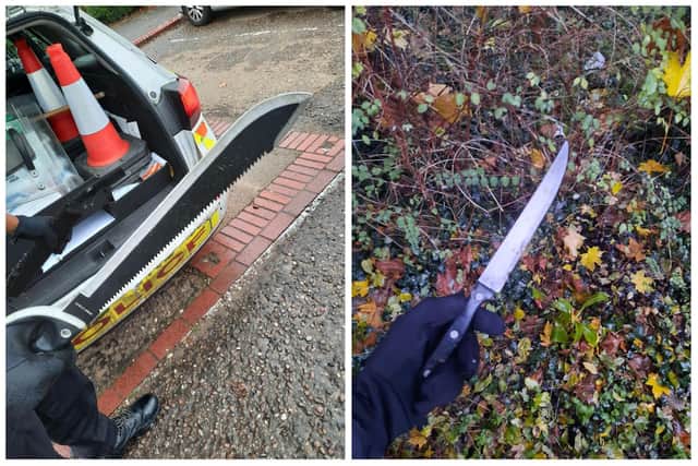 The knives found in Werrington