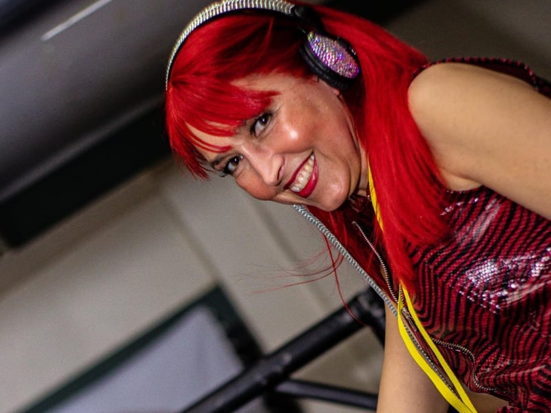 Last time out- with Lisa Pin-up at Raveyard in Peterborough