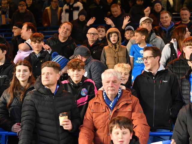 Posh v Port Vale fans gallery