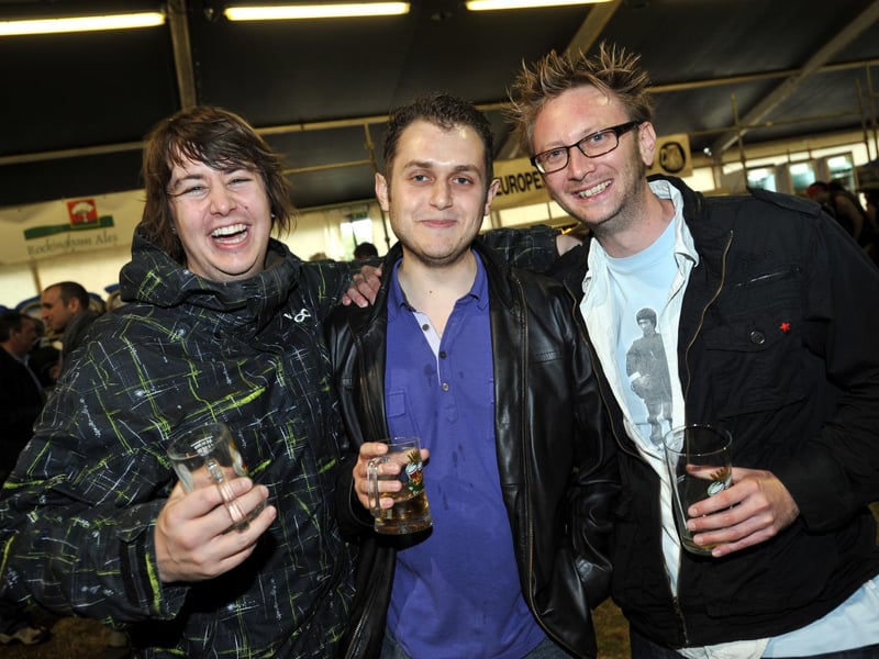 August 2010 at the Peterborough Beer Festival on the Embankment