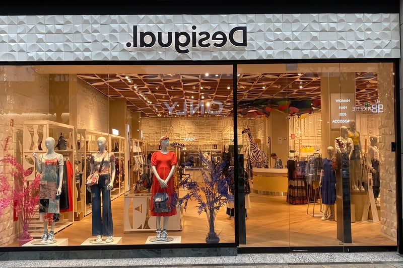Fashion retailer Desigual - known for flipping its logo to show it's a brand that is different - is among those missed in Peterborough