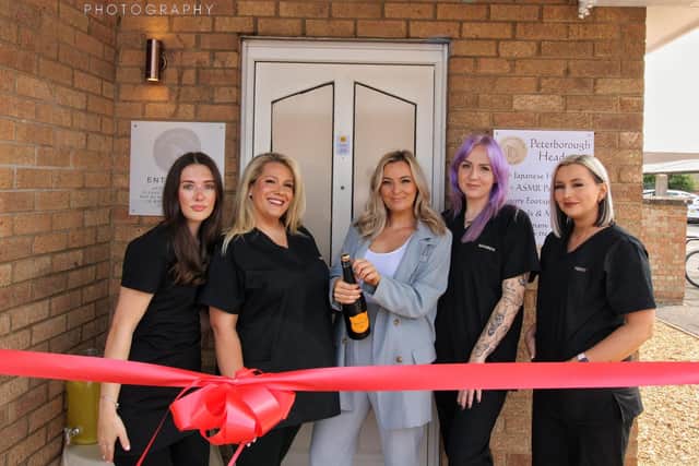 The team at the opening of the new Headspa premises in Whittlesey