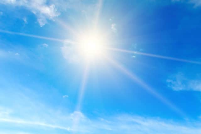 Blue skies are set to stay in Peterborough this week