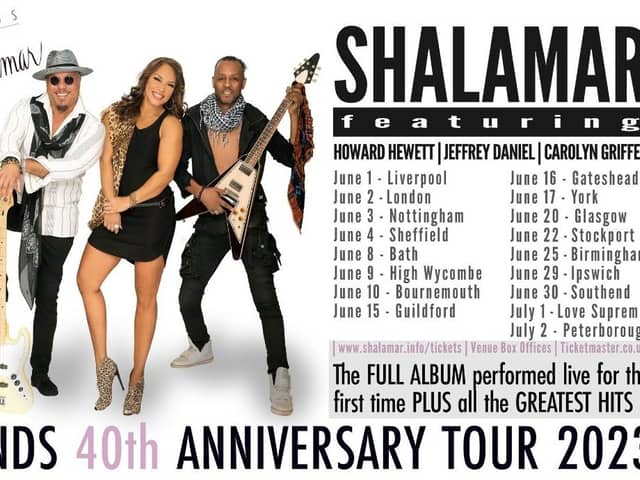 Shalamar are performing in Peterborough this weekend.