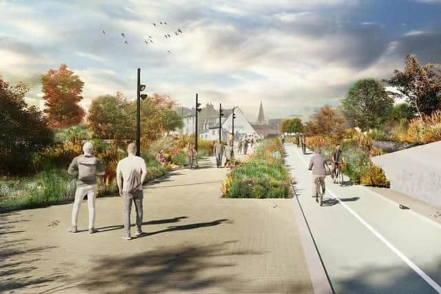 How the finished underpass could look when the project is finished
