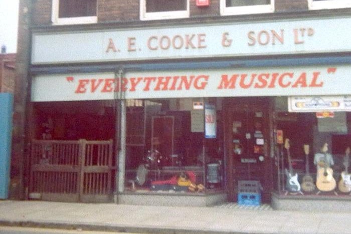 While glitzy new shopping centres and swanky wine bars abounded during the 1980s, Peterborough's shoppers still had plenty of family-owned outlets to spend freely at. Here we see a nice image - kindly submitted by Dr Marcus Cooke - of his Great Grandfather’s shop 'A E Cooke & Son' at 8 Westgate (formerly Cliffes).