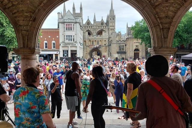 Windrush music event in Cathedral Square