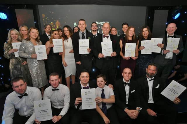 Some of the winners of the  Peterborough Telegraph Business Excellence Awards 2022